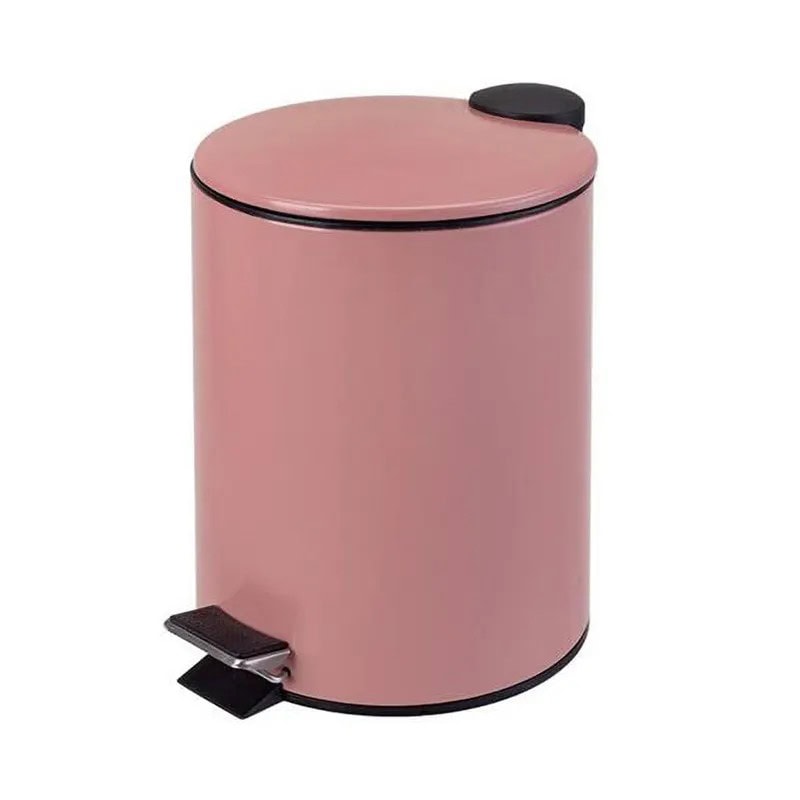 Custom Stainless Steel Trash Can Bin 3-30L Capacity Circle Design Storage Bucket